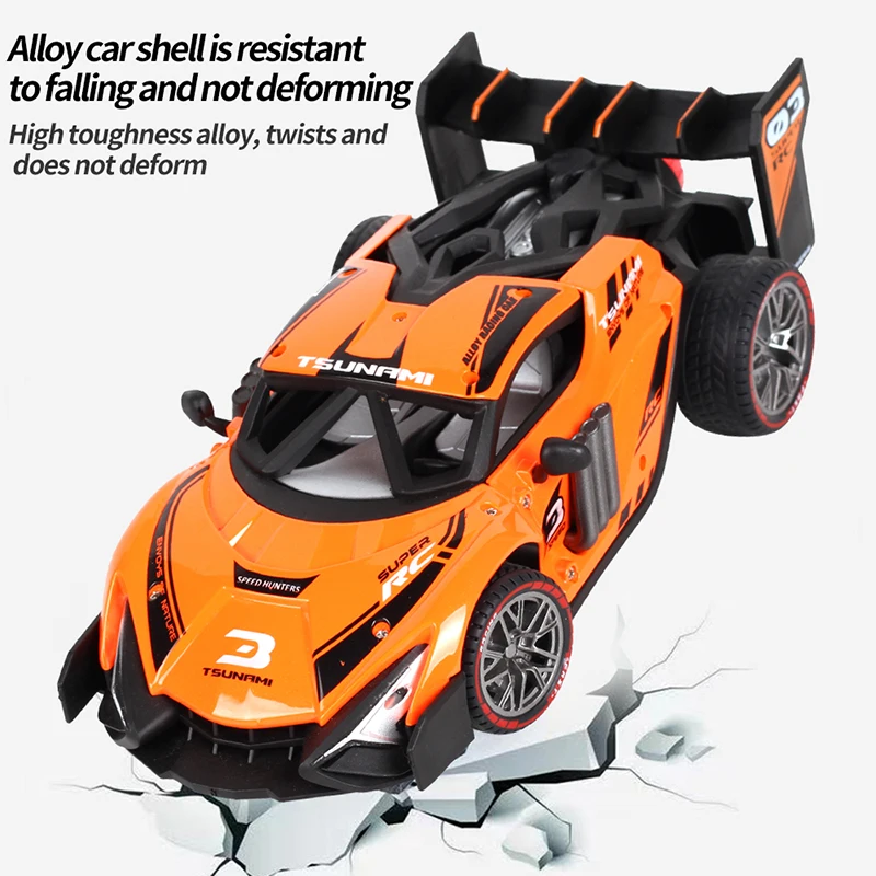 

Высокоскоростной 15 км/ч Дрифт Мультиплеер соревнование спортивный автомобиль выхлоп спрей Новинка 1:18 Радиоуправляемый автомобиль 4WD сплав...