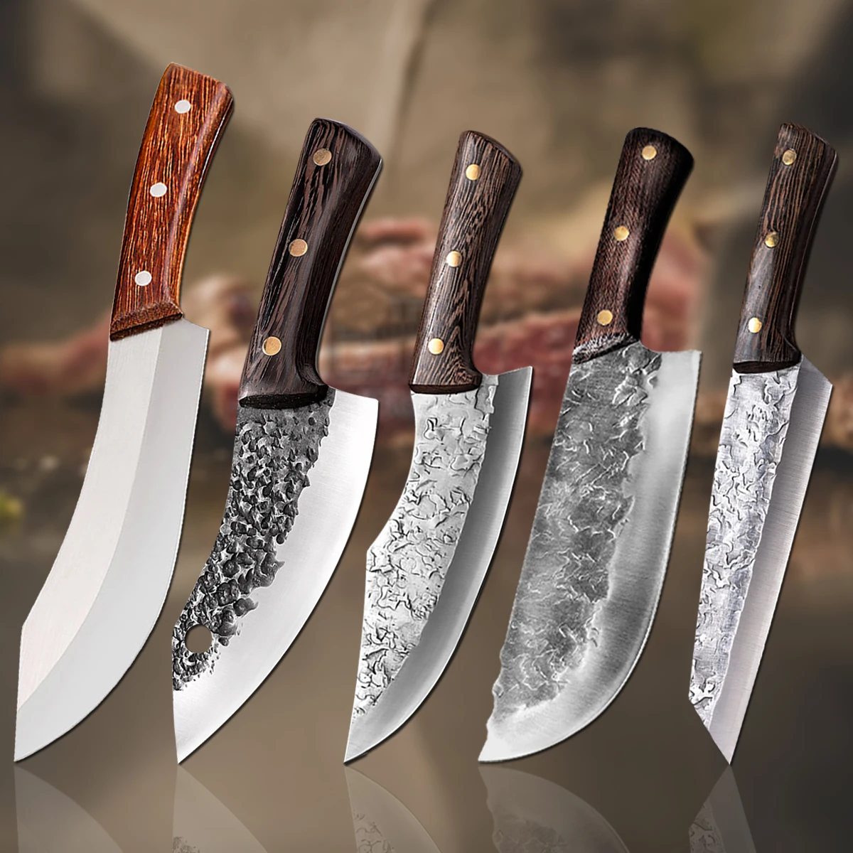 

Forged Boning Knife Chef Knife Kitchen Knife High Carbon Steel Fishing Sharp Cooking Knife Damascus Professional Butcher Knife