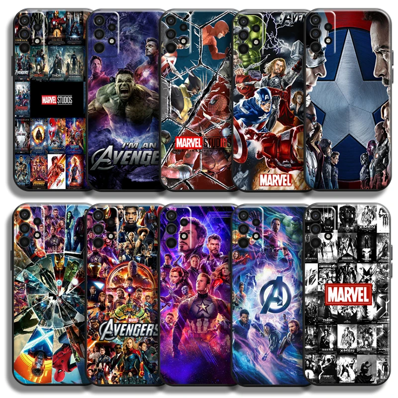 

Marvel Avengers For Samsung Galaxy A11 A12 A21 A21S A22 A30 A31 A32 A50 A51 A52 A70 A71 A72 5G Phone Case Back TPU