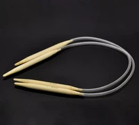 jmt carbonized bamboo circular knitting needles transparent tube crochet hooks 405080cm long for knitting sweater sewing tool