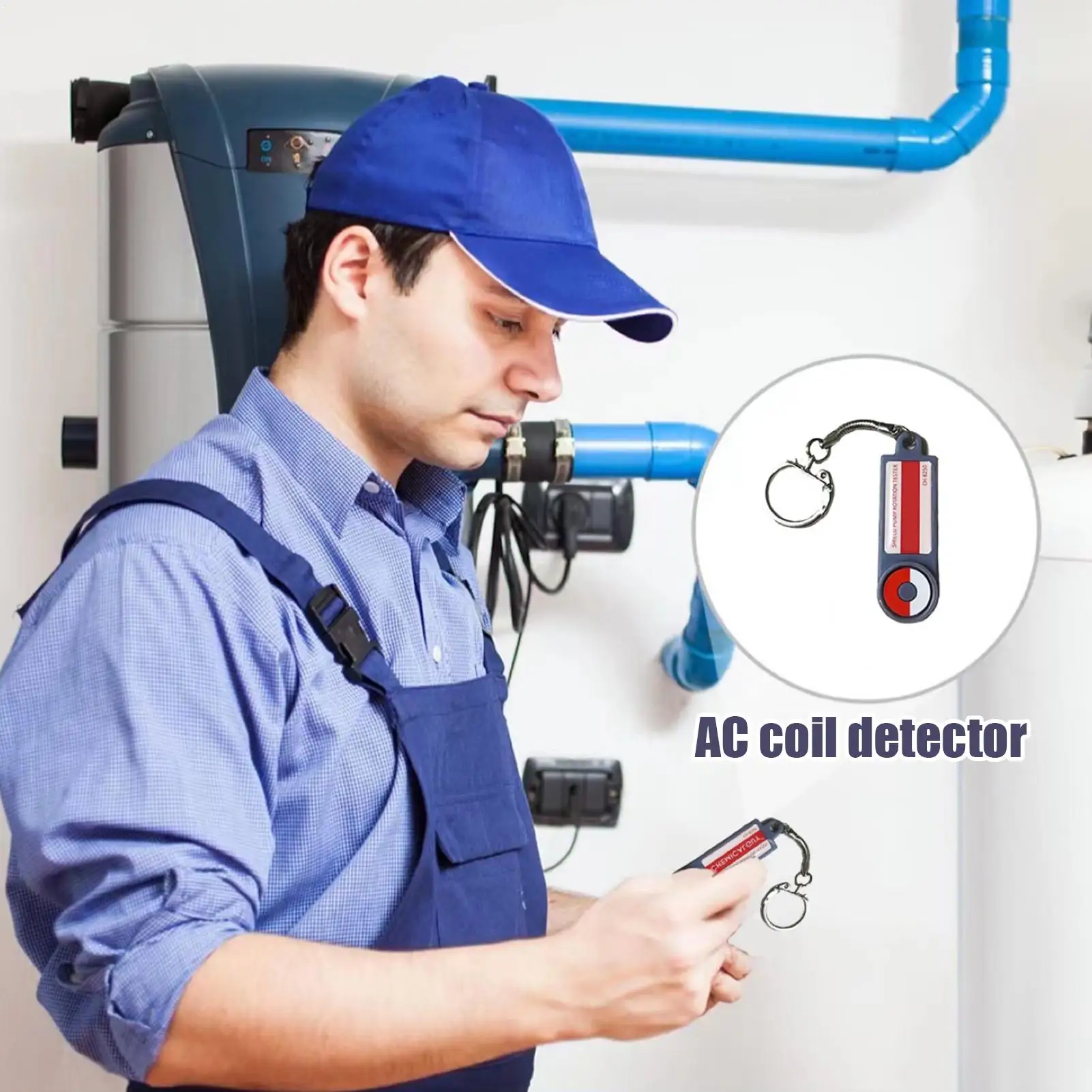 

Высококачественный тестер вращения циркуляционного насоса с подогревом и детектор переменного тока, электромагнитный клапан масляной горелки обнаруживает тестер катушки