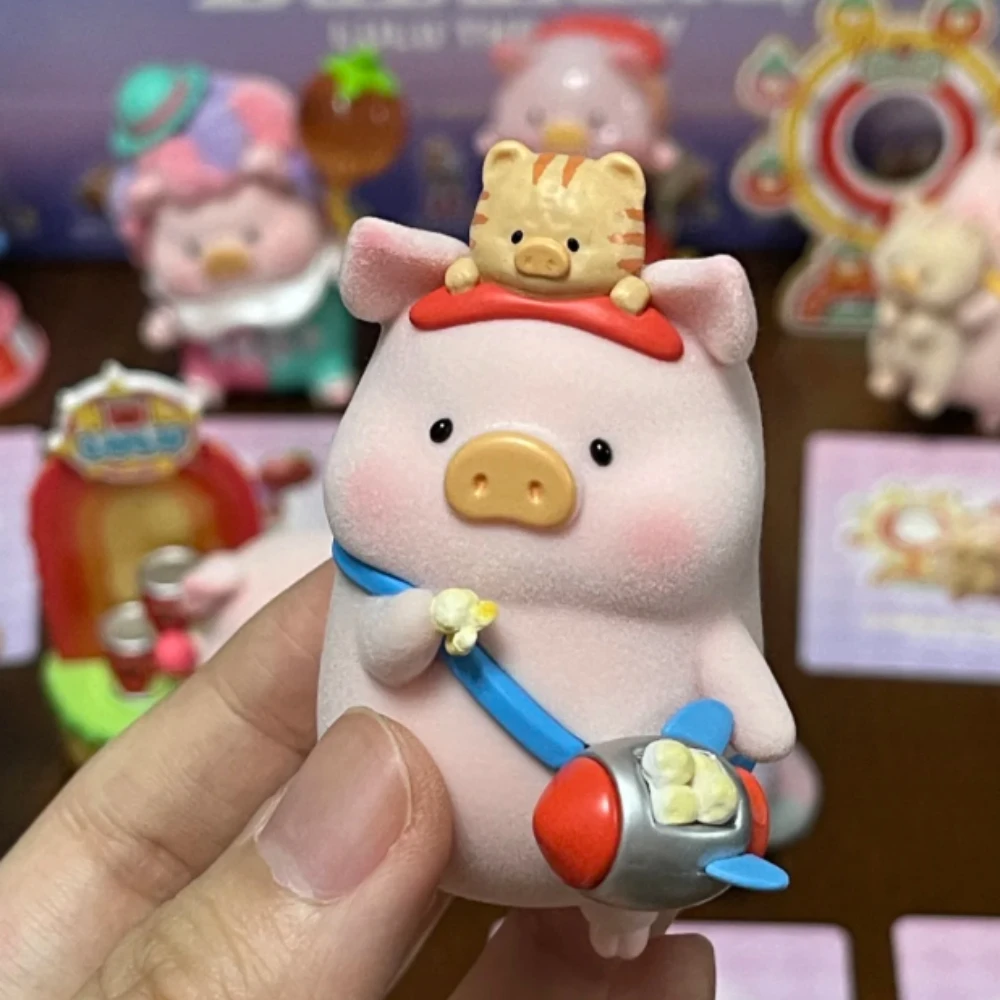 Фото Lulu The Piggy Luland слепая коробка милая кукла-свинья аниме куклы-сюрприз сумка коллекция модель фигурку персонаж мультфильма подарки №5