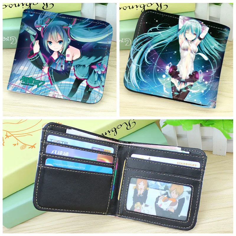 Новинка Hatsune Miku складной кошелек из аниме удзумаки Наруто для мужчин и детей