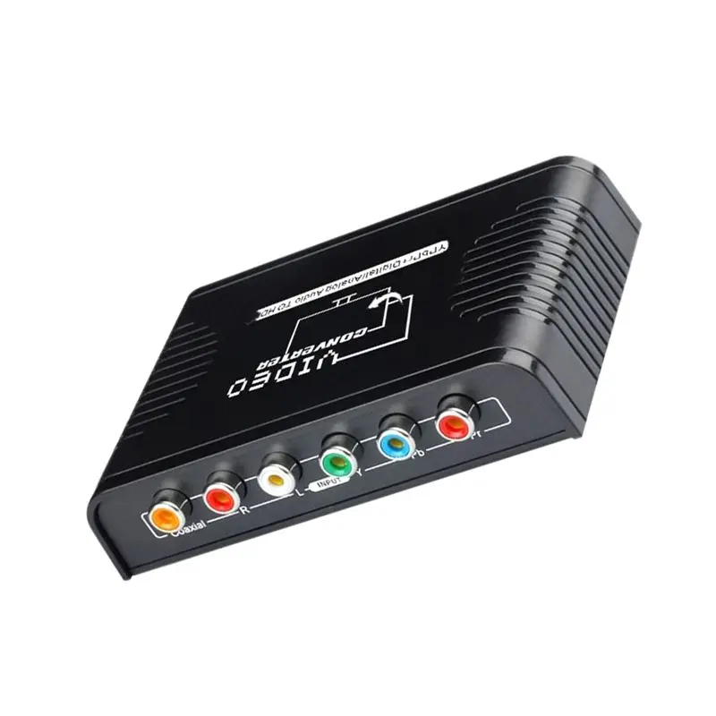 Фото B27B для Wii-DVD TV, совместимый с телевизорами, адаптер-конвертер YPbPr с поддержкой аудио, преобразователь 5-RCA компонентного сигнала в HD-кабель №1
