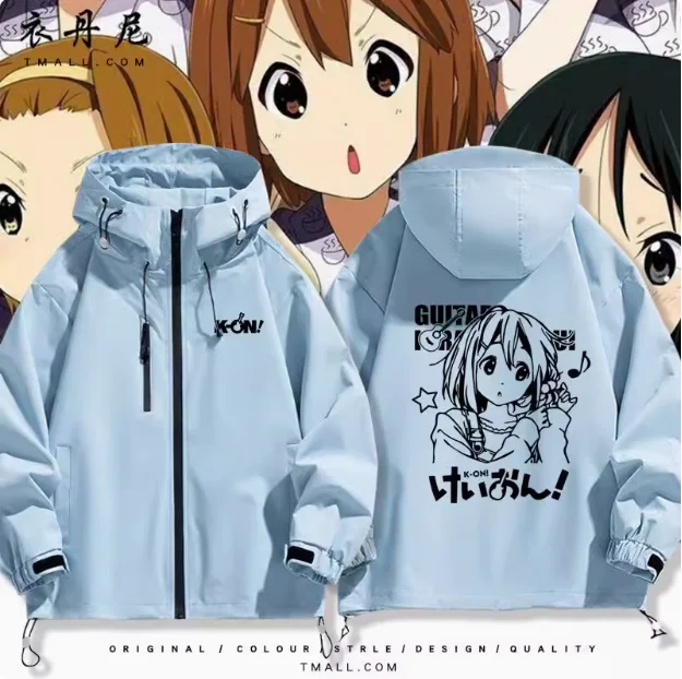Фото Аниме K-ON Akiyama Mio Hirasawa Yui уличные куртки с капюшоном косплей осень-зима студенческие мужские и женские пальто куртки топы №1