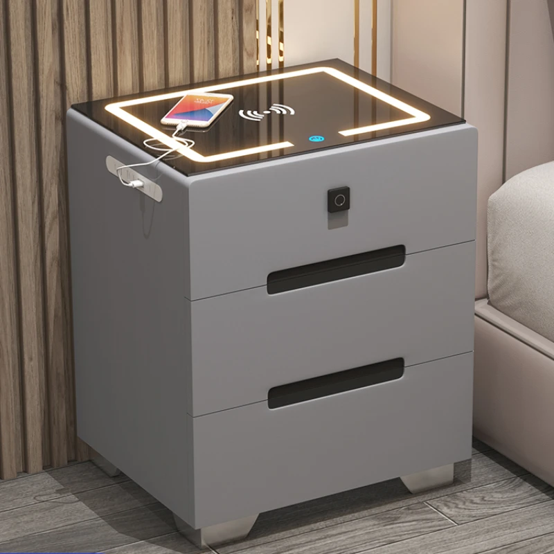 

Скандинавские умные тумбочки с выдвижными ящиками, современные роскошные тумбочки для хранения, для гостиной, модная мебель для спальни, SR50NS