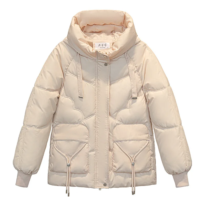 

2022 Winter New Short Cotton Coat Women's Korean Version Casual Down Cotton Coat Women Student Fashion Bread Coat Cotton Jacket