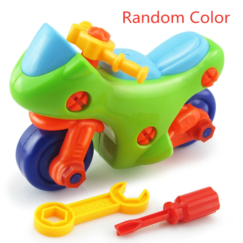 

Пластиковый съемный комбинированный сборный 3D набор для конструкции мотоцикла, игрушки для детей, наборы моделей, развивающие игрушки