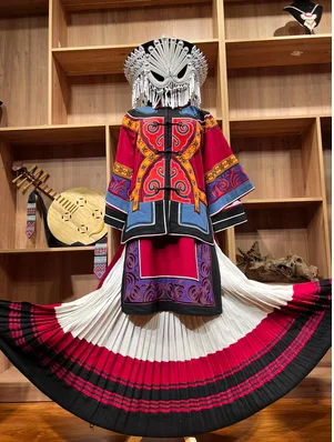 

Китайская народная одежда Yi женский модный комплект
