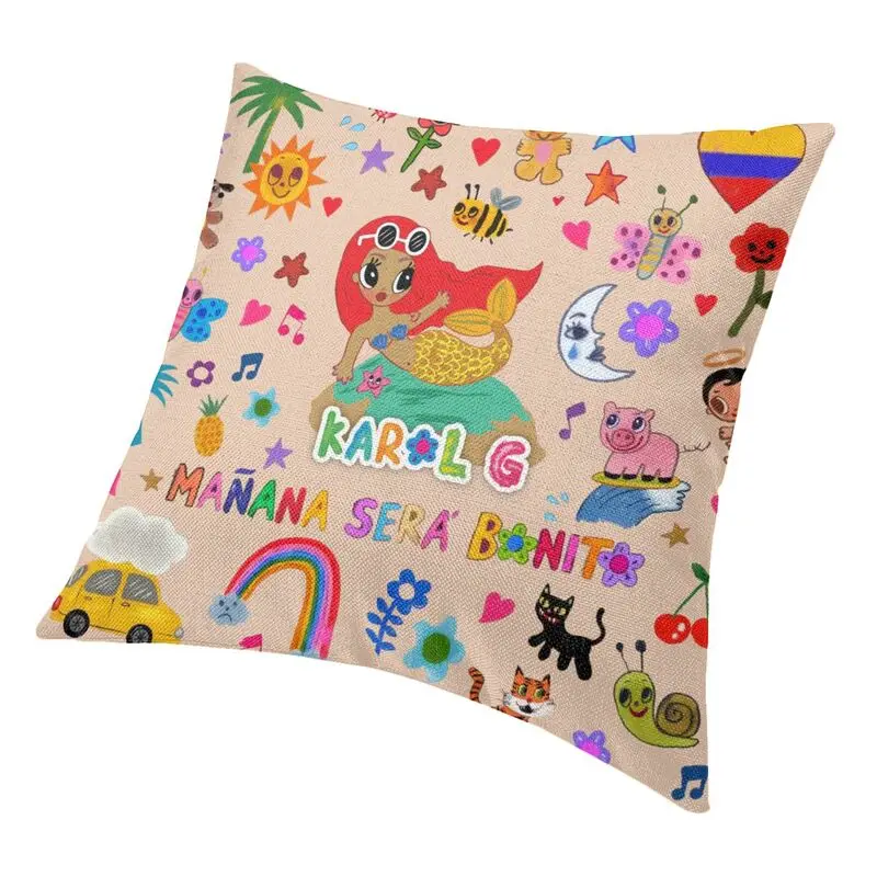 Подушка Karol G для домашнего декора Современная декоративная квадратная наволочка