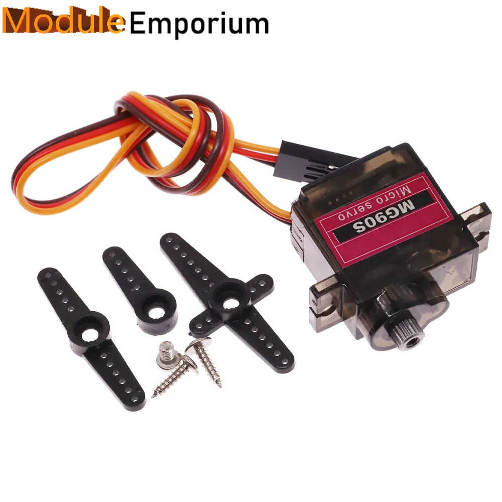 

MG90S Metal gear Digital 9g Servo For Rc Helicopter plane boat car MG90 9G IN STOCK