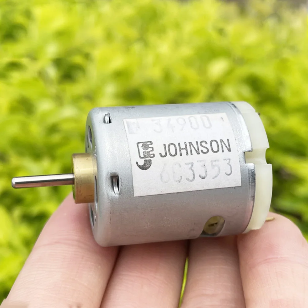 Высокоскоростной двигатель JOHNSON RS-365 Micro Carbon Brush DC 34900 6V ~ 24V 6000-25800 об/мин для