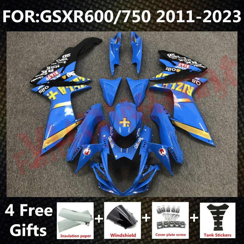 

Fairing kit for GSXR600 750 GSXR 600 GSX-R750 K11 2011 2012 2013 2014 2015 2016 2017 2018 2019 2020 2021 Fairings set blue black