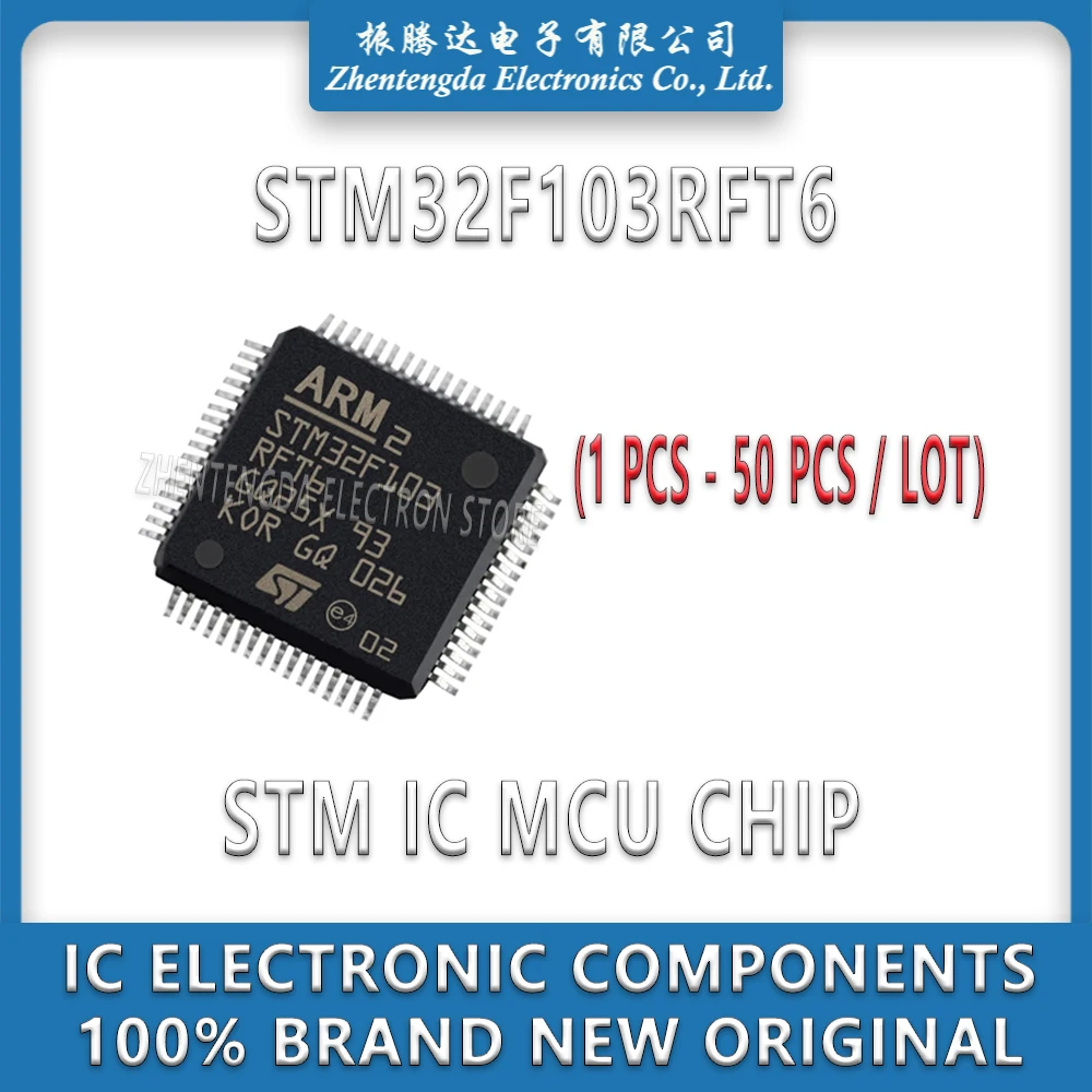 STM32F103RFT6 STM32F103RF STM32F103 STM32F STM32 STM IC MCU Chip LQFP-64