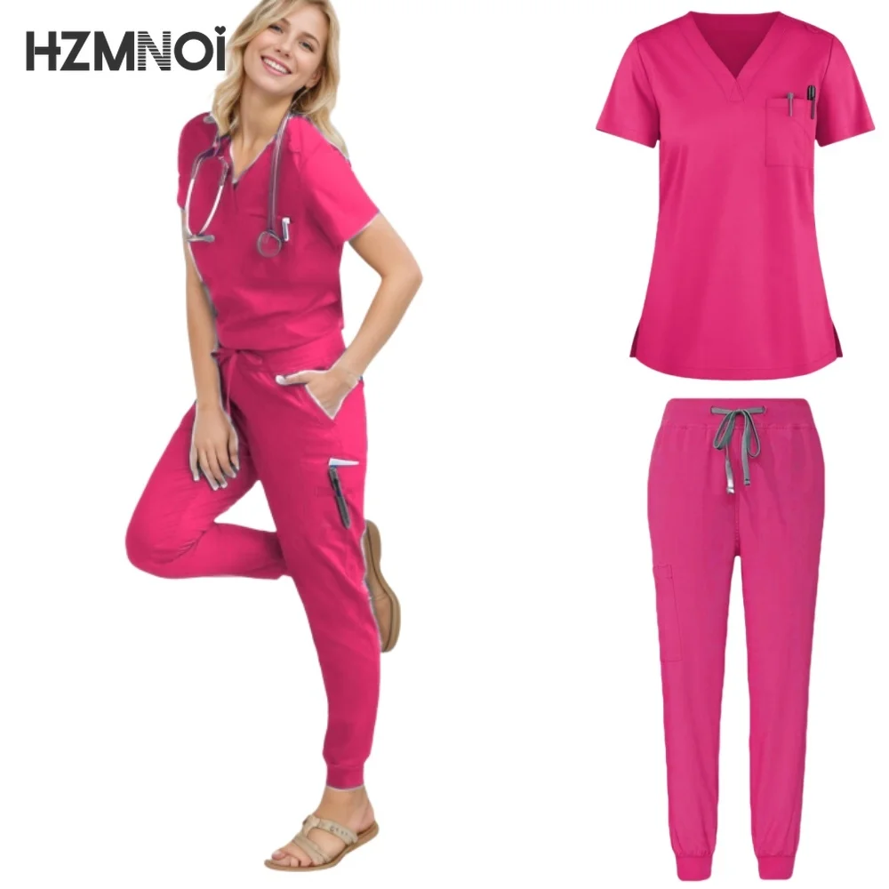 Женский скрабы набор медицинская футболка аптека женский модный комбинезон для