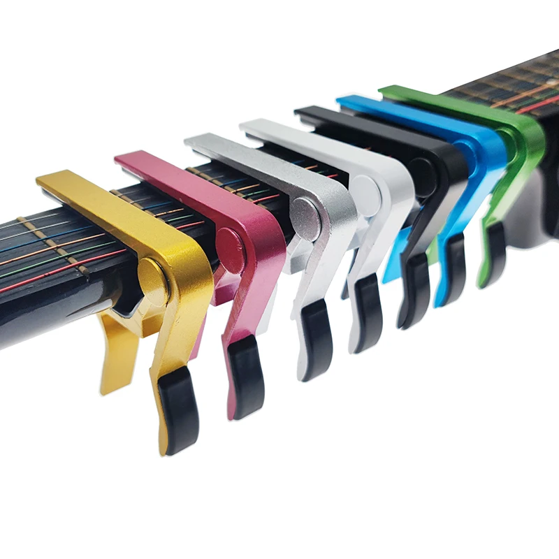 

Universal Capo Guitar Accessories Change Clamp Key Aluminium Alloy Metal Acoustic Classic Guitar Capo for Guitar Parts