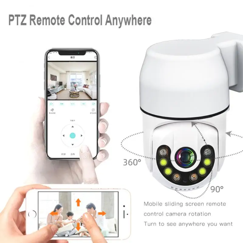 

Smart HD Night Visions Full Color Wireless Shaking Head Wall Plug Camera Tuya Wifi Camera Remote Home Cam Support Alxe\GOOGLE