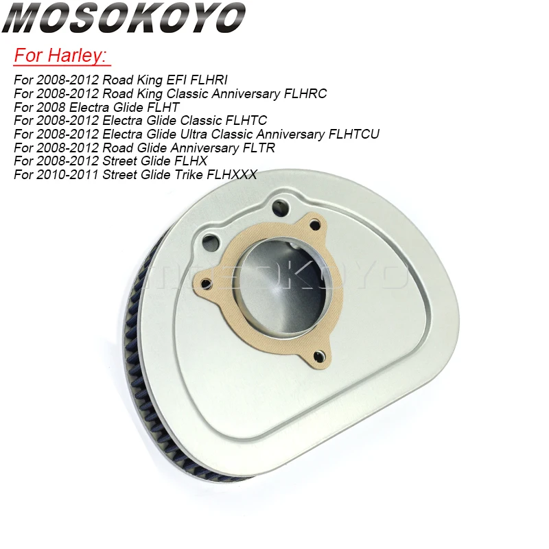 

Сменный элемент для фильтра воздуха с высоким потоком для Harley Touring Road King Electra Glide Street Glide FLHP FLHT FLTR 2008-12