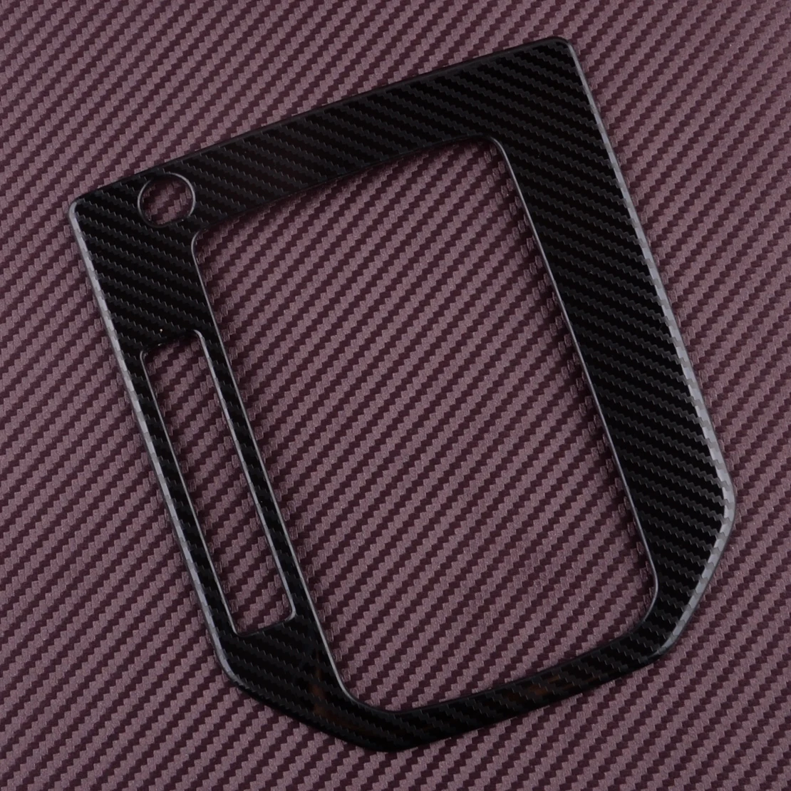 

Car Central Console Gear Shift Panel Cover Trim Stainless Steel Frame Carbon Fiber Style LHD Fit for Subaru Forester 2019-2022