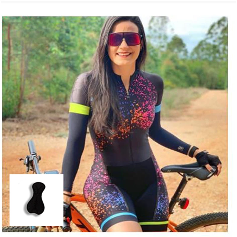 

Triathlon Suit Pro Team Men Women Cycling Clothing Bicycle Clothes ciclismo Skin suit Swimwear Long Sleeve shorts Jumpsuit Wear