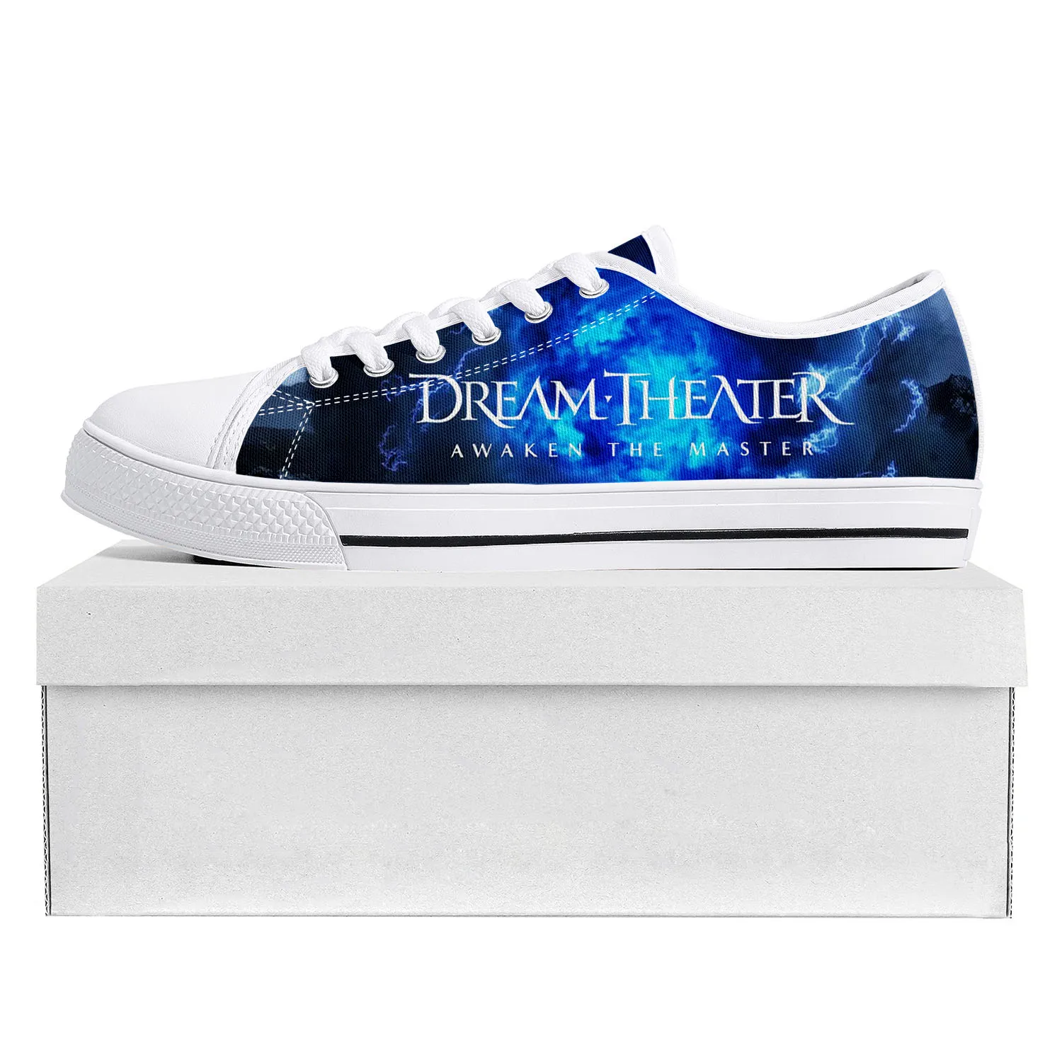 

Dream Theater Rock Pop Low Top High Quality Sneakers Mens Womens Teenager Canvas Sneaker Prode Casual Couple Shoes Custom Shoe