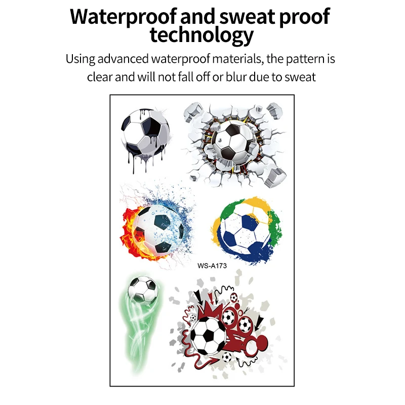 Спортивные наклейки с защитой от пота для любителей футбола Идеально подходят