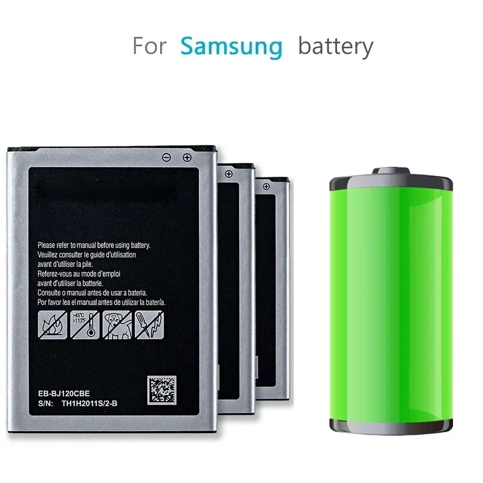 Аккумулятор для Samsung Galaxy Express 3, J1 J3 2016 SM J120F J120A J120 EB-BJ120CBE Grand Prime J2 Core J250F J320F J5 J7 2015 2017 (art.: 3920cf05705db) - 3920cf05705db