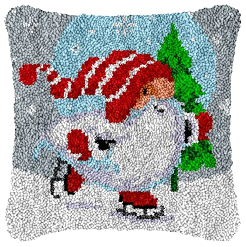 Набор для рождественской вышивки снеговик набор с крючком на защелке наборы