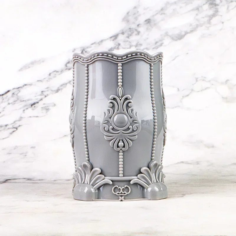 Винтажный цветочный вырезанный рисунок искусственная Кисть ручка карандаш для