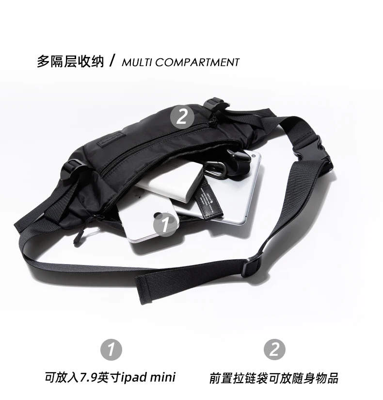 Oxford Waterproof Vintage Hombre Cross Body Bag Outdoor Casual Multifuction Bag For Teenage Soft Shoulder Strap High Quality Bag