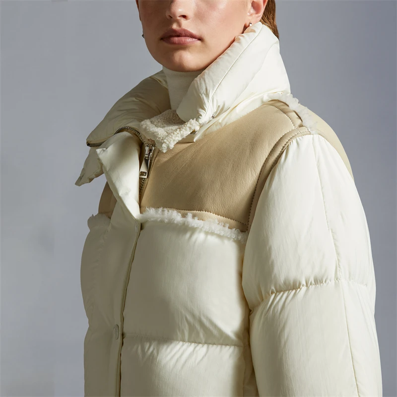 Рисунок 4 - Женский ветрозащитный пуховик из ПУ кожи