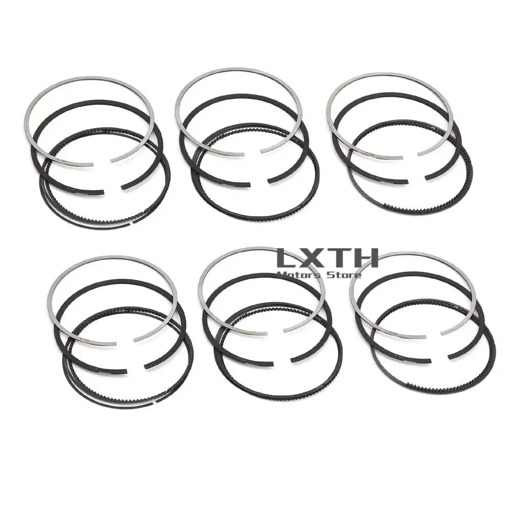 Фото Комплект 6 поршневых колец Mahle STD A11257516838 A11257504919 для BMW 320Ci 520i Z3 Z4 E39 E46 E60 M54B22 2.2L №3