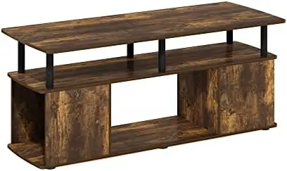 

Utility Design Coffee Table / TV Stand for TV up to 55 Inch with Open Storage, Blackwood Computer desks Office desk table Office