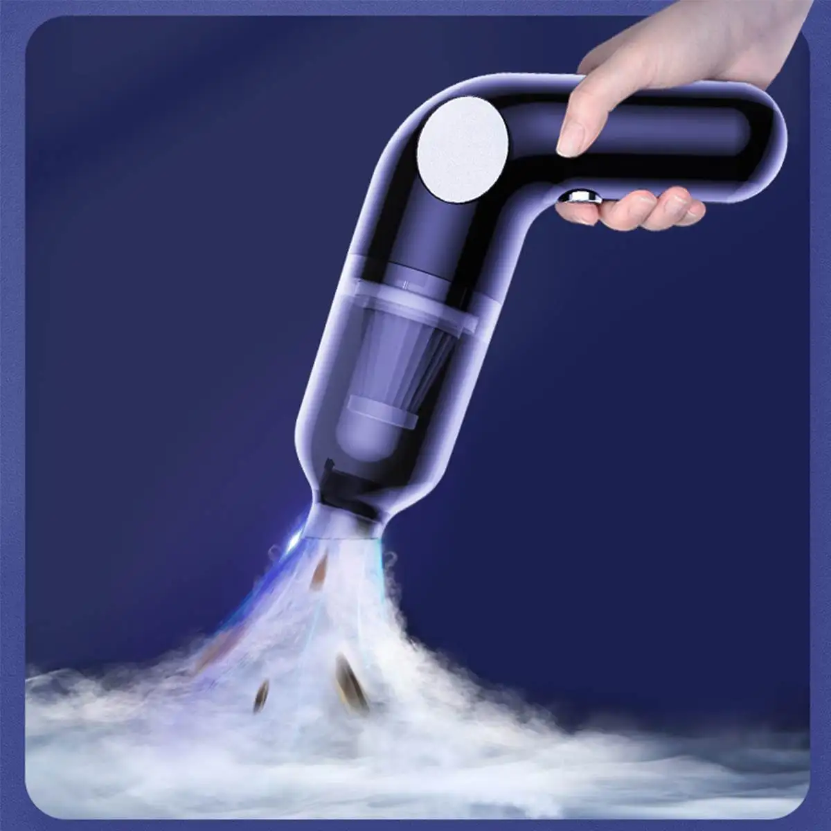 

120W 10000PA Handheld Mini Home Vacuum Cleaner Wet&Dry Cordless Vacuum Cleaner Duster Dirt Suction Vehicle Car Cleaning Tool