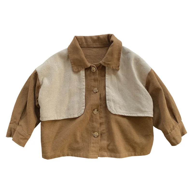 Детская одежда корейские Детские рубашки Весна 2022 Новинка для мальчиков и девочек Детские рубашки в японском стиле детские топы
