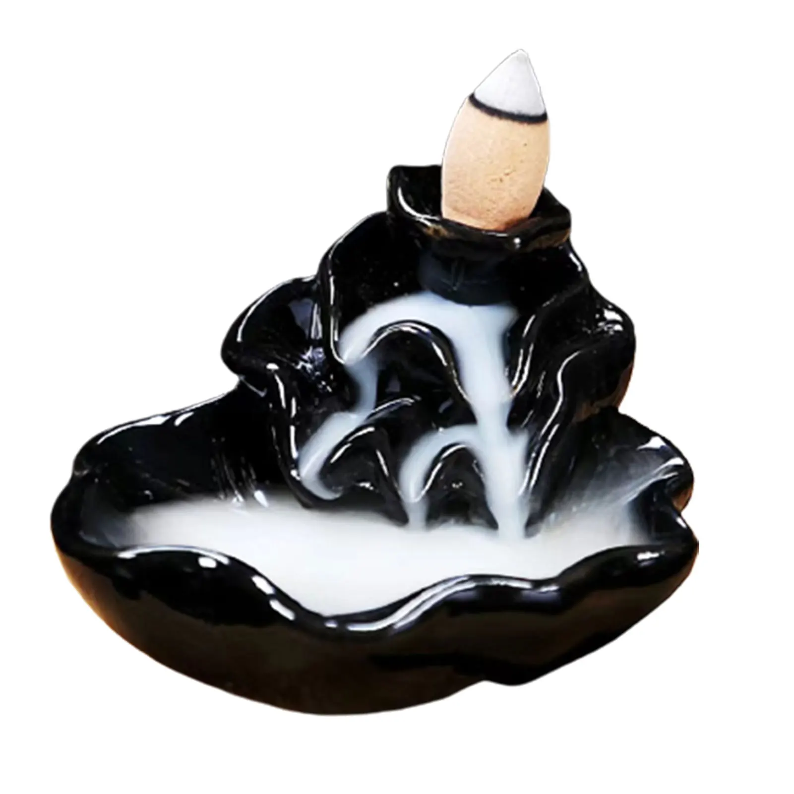 Waterfall Incense Holder Home Decor Cool Aromatherapy Table Incense Fountain for Relaxing or Home Decor images - 6