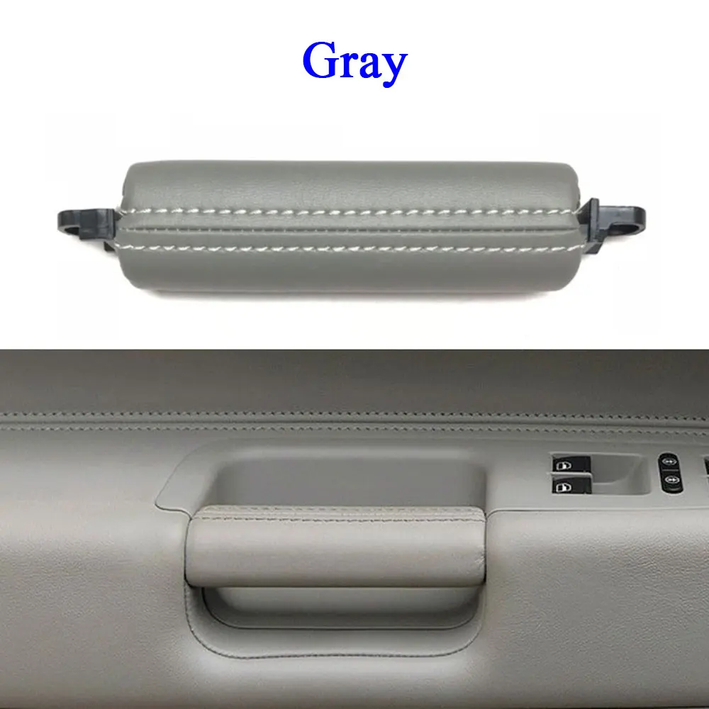 

Внутренняя дверь водителя Левая Правая кожаная ручка мастер дверная ручка для VW Volkswagen Touareg 2003 2004 2005 2006 2007 2008 2009