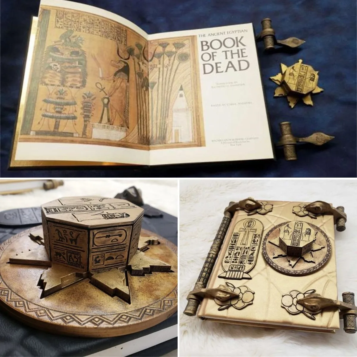 

Key of Hamunaptra The Mummy Prop Book of The Dead Book of The Living Easter Gift Easter Decoration Nice Halloween Gift
