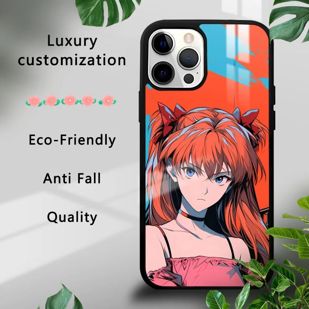 Neon G-Genesis E-Evang elion Phone Case For iPhone 16 15 14 13 12 11 Pro Xs Max Mini Plus Celulares Hard Funda