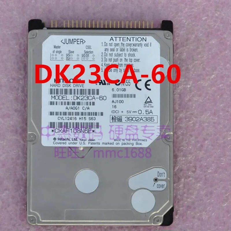 

Original 90% New Hard Disk For HITACHI 6GB IDE 2.5" 5400RPM 2MB Notebook HDD For DK23CA-60