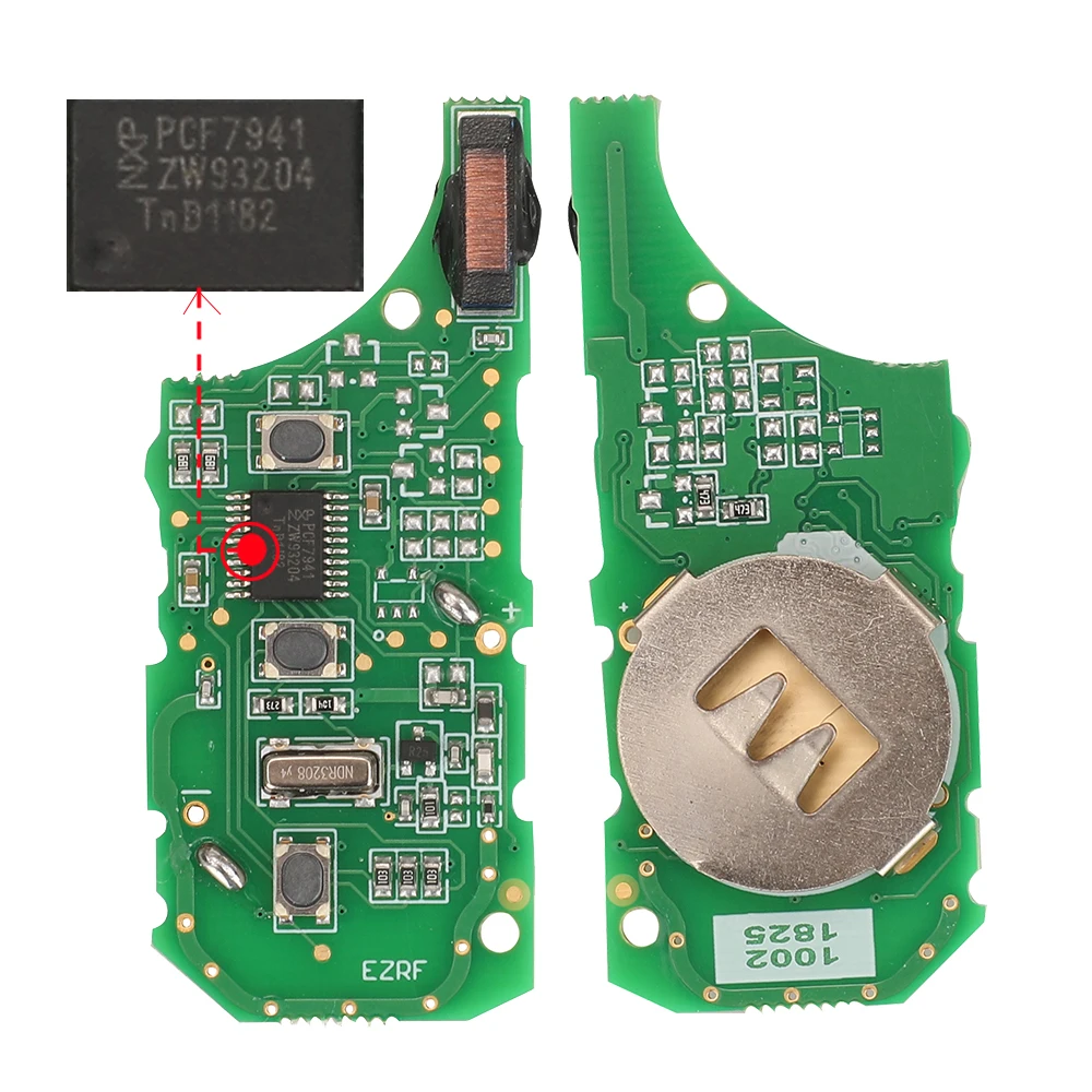 

Jingyuqin 315/433 МГц ID46-PCF7941 чип 3B флип-брелок с дистанционным управлением для RANGE ROVER Sport Land Rover Discovery 3, полный ключ