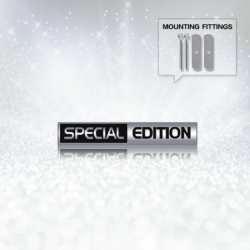 

3D металлический сплав Специальный выпуск значок на переднюю решетку радиатора для Nissan Toyota Honda Jaguar Subaru Fiat Автомобильный задний багажник эмблема наклейка