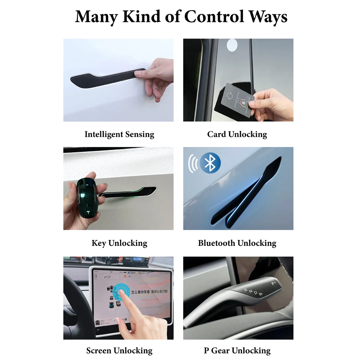 Беспроводная автоматическая дверная ручка цветная светодиодная регулируемая