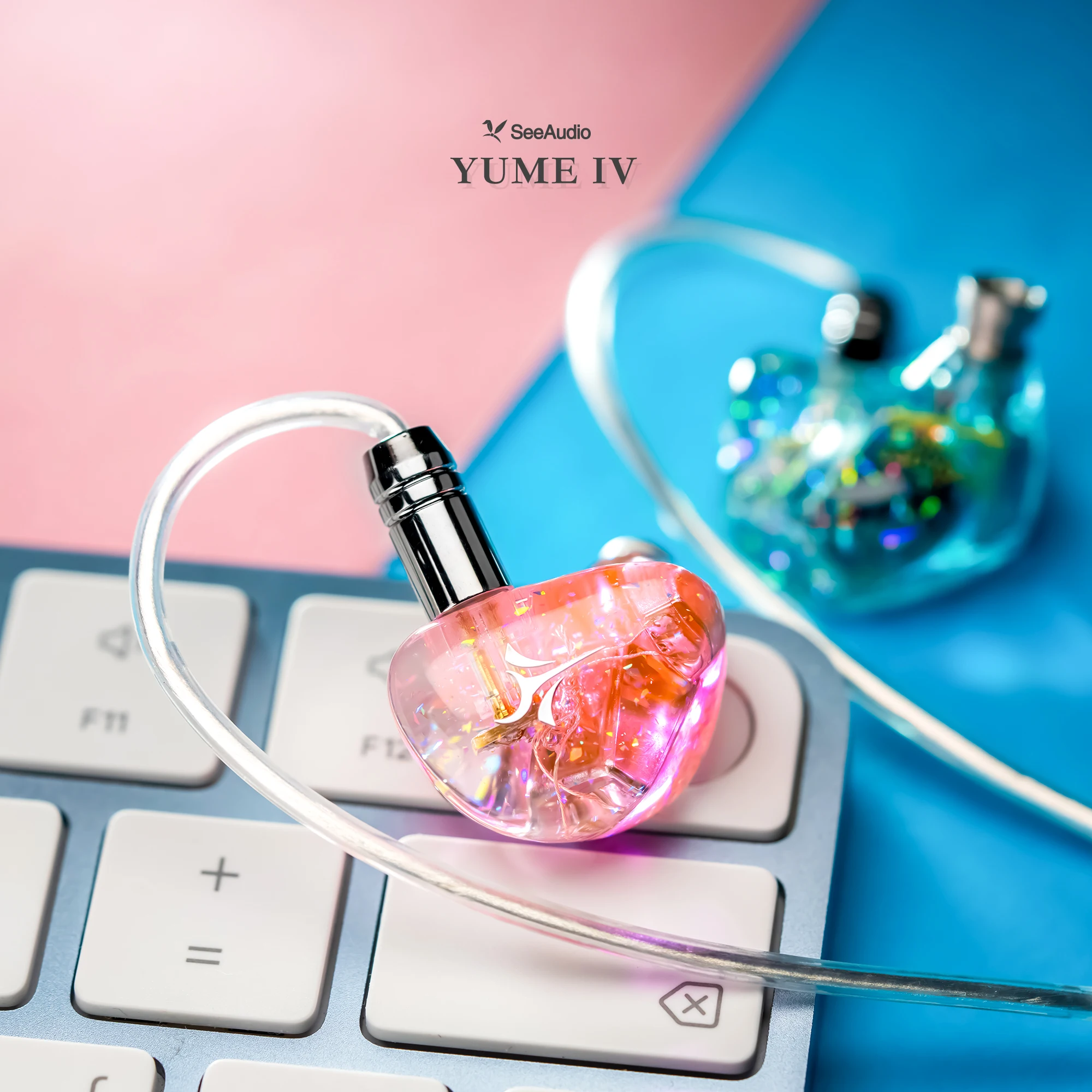 Фото Наушники-вкладыши SeeAudio-Yume-4 с гибридным драйвером 2BA, Hi-Fi, проводные, с отсоединяемым кабелем 2pin 3.5 мм №5