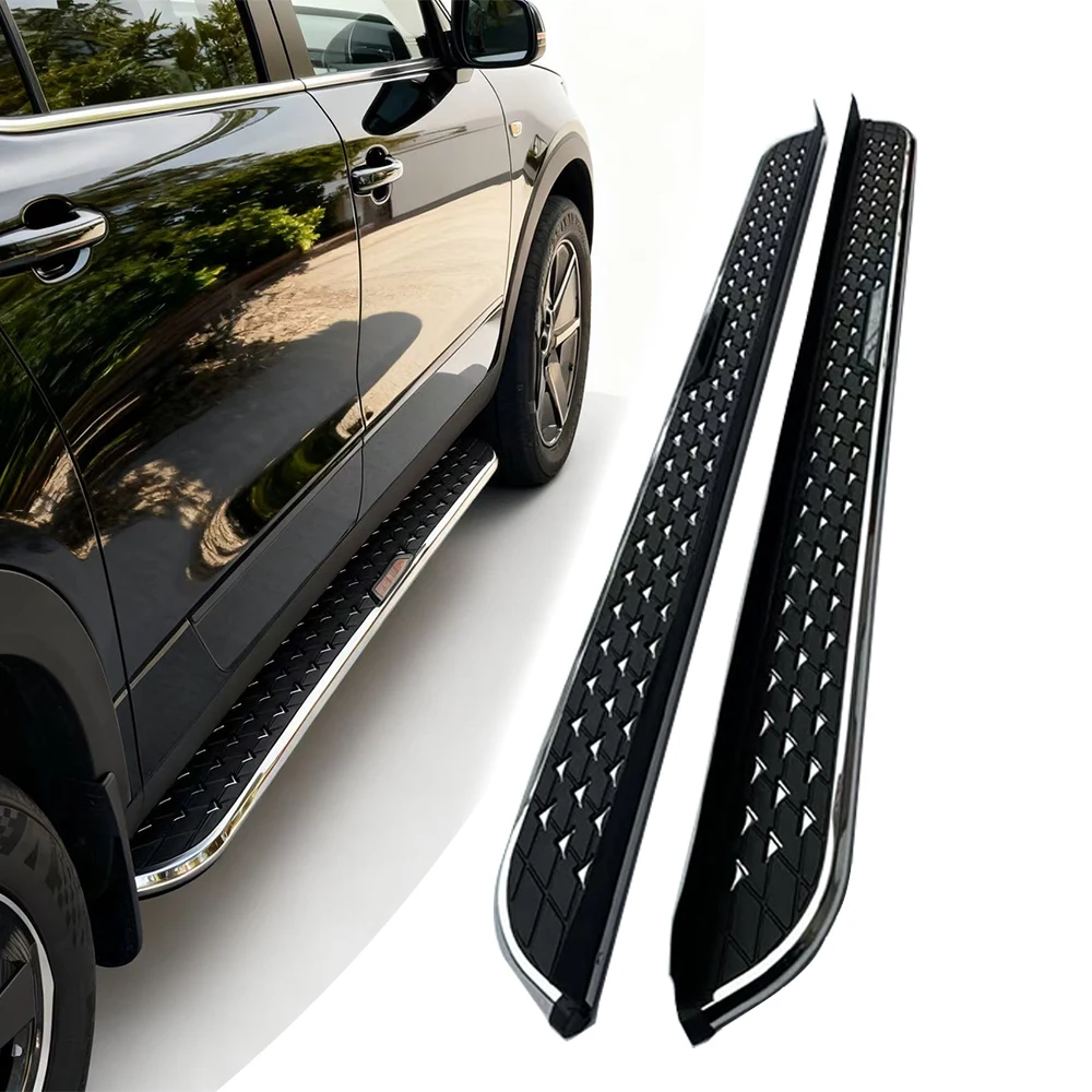 Фото 2 шт. подходят для Chery JAECOO 7 J7 2024-2026, подножка, боковая ступенька, автомобильные аксессуары, алюминиевое звездное небо (с кронштейнами) №1