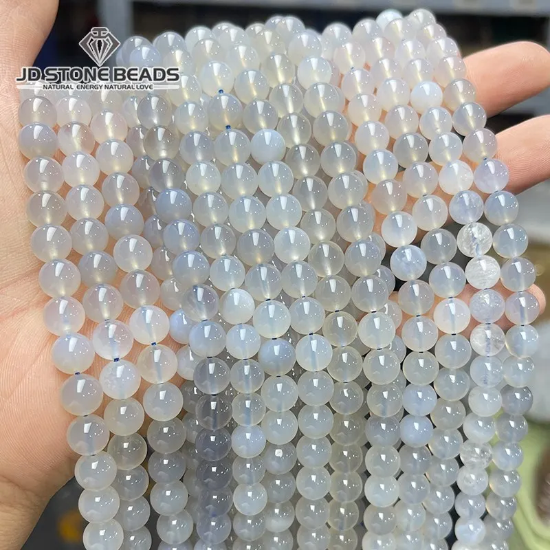 

Круглые Бусины Из Натурального фиолетового Агата, 1 А