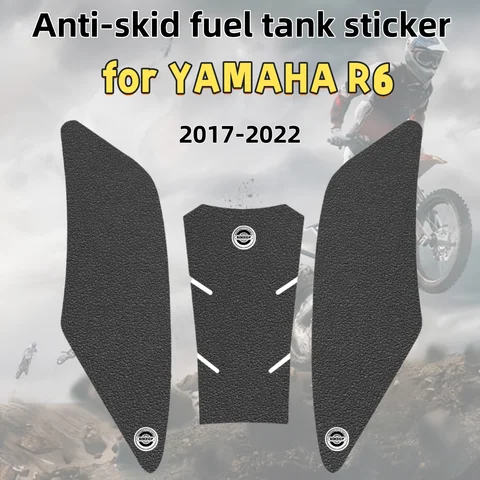 Наклейки на топливный бак мотоцикла YAMAHA R6 2017-2022 YAMAHA R6, наклейки на кузов в виде рыбьей кости, износостойкие, нескользящие и утолщенные