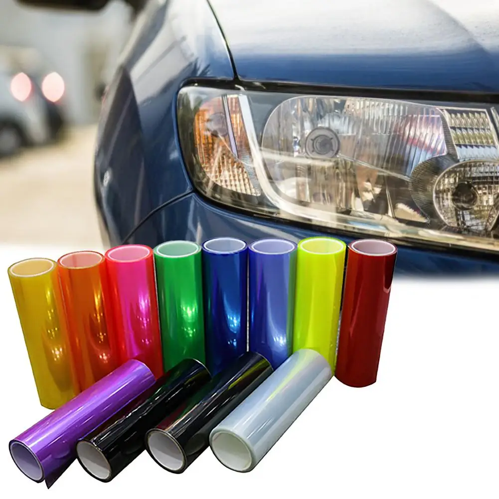 

New Auto Car Smoke Fog Light Headlight Taillight Tint Vinyl Film Sheet Sticker Decal Car Accessories Exterior Decoration Styling