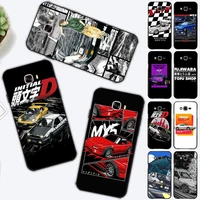 fhnblj japan anime initial d ae86 tail light posters phone case for samsung j 2 3 4 5 6 7 8 prime plus 2018 2017 2016 core