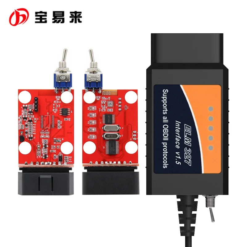 Кабель USB OBD 327 с переключателем для FoCCCus Scan ELM оранжевый стандарт |